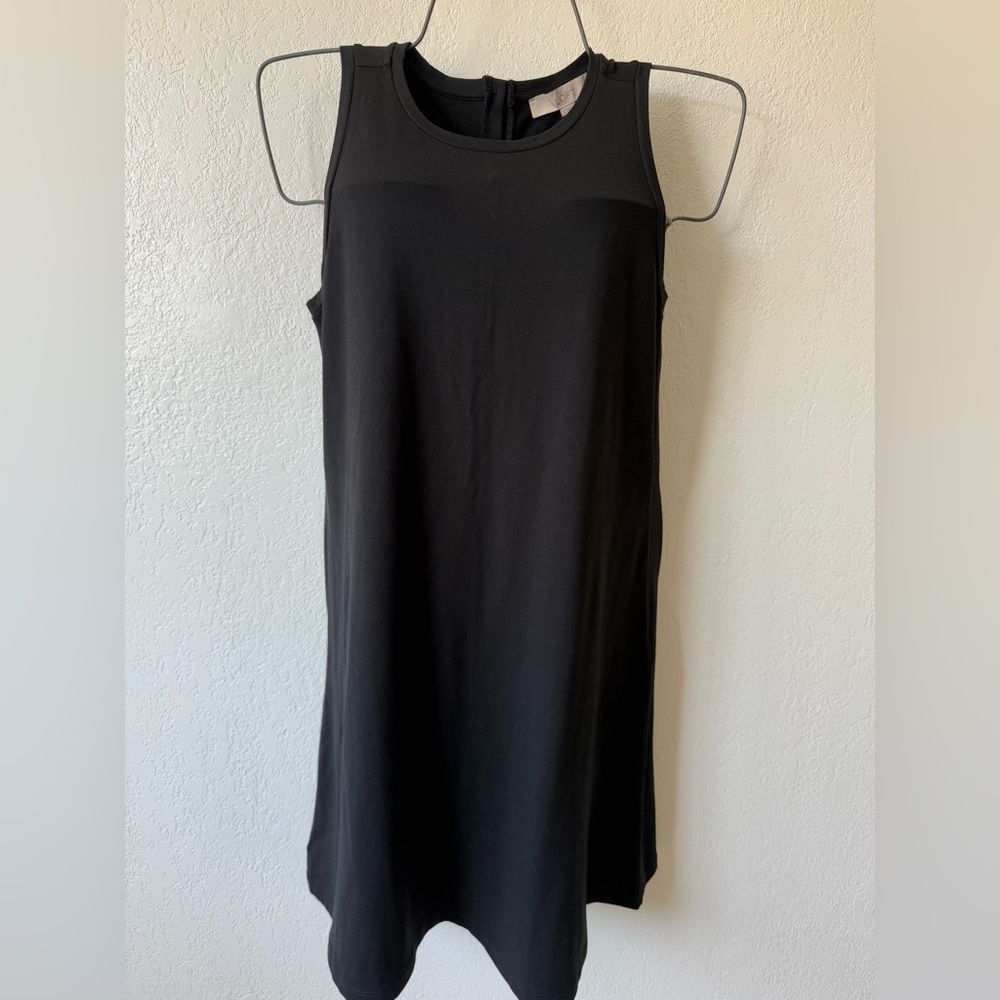 LOFT Black Halter Sheath Dress